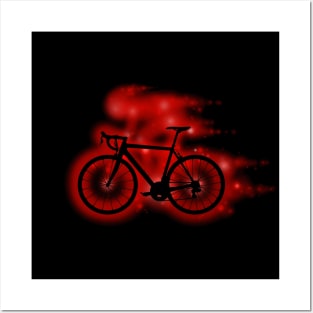 The Spirit of Cycling (red) Posters and Art